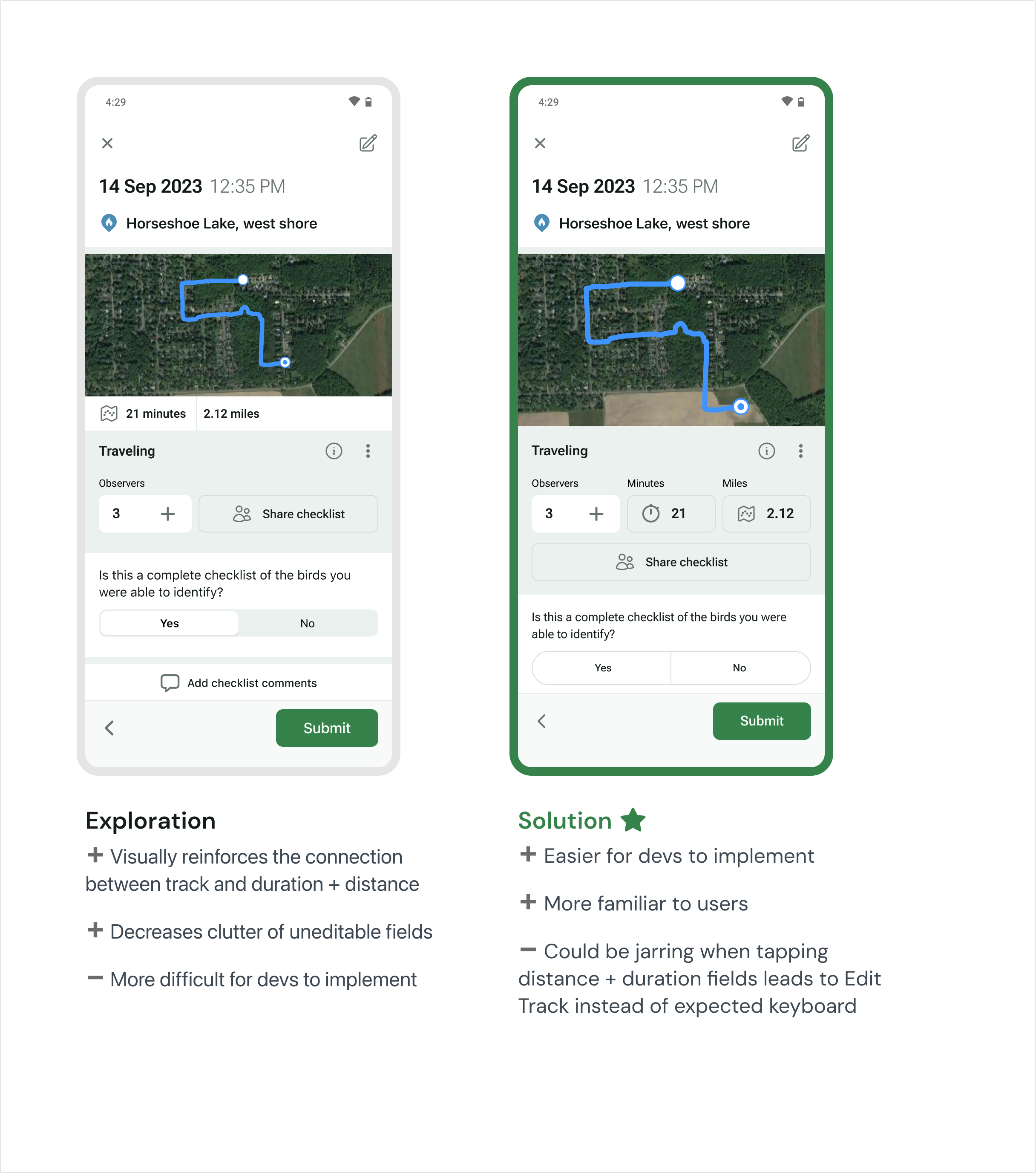 Duration locking design explorations