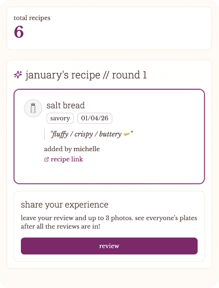 our shared kitchen project preview